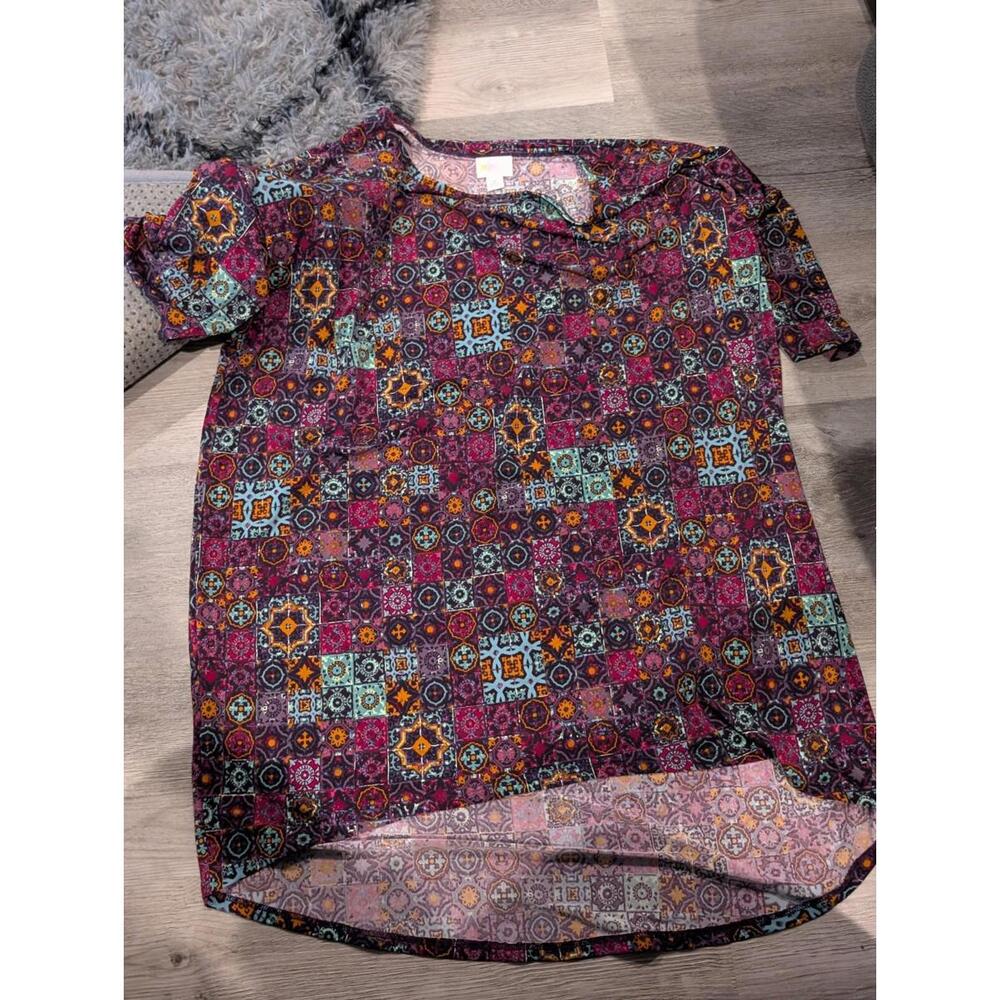 Lularoe Medium Irma Kaleidoscope Pattern